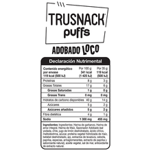 Cargar imagen en el visor de la galería, TRUSNACK PUFFS ADOBADO LOCO 35g