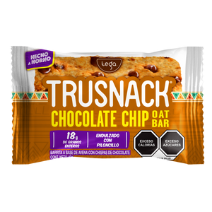 TRUSNACK OAT BAR CHOCOLATE CHIP 4 PACK 168G