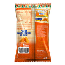 Cargar imagen en el visor de la galería, TRUSNACK PUFFS CHEDDAR INTENSO FAMILY SIZE 180g