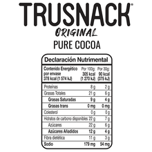 Cargar imagen en el visor de la galería, TRUSNACK ORIGINAL PURE COCOA 12 PACK 360g
