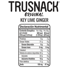 Cargar imagen en el visor de la galería, TRUSNACK ORIGINAL KEY LIME GINGER 12 PACK 360g
