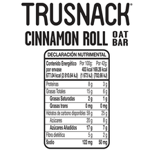 Cargar imagen en el visor de la galería, TRUSNACK OAT BAR CINNAMON ROLL 12 PACK 504g
