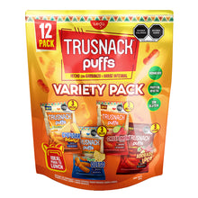Cargar imagen en el visor de la galería, TRUSNACK PUFFS VARIETY PACK 12PZ 420 GR
