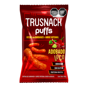 TRUSNACK PUFFS ADOBADO LOCO FAMILY SIZE 180g