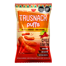 Cargar imagen en el visor de la galería, TRUSNACK PUFFS CHILE LIMON FAMILY SIZE 180g
