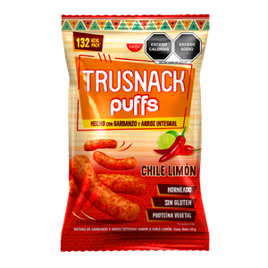 TRUSNACK PUFFS CHILE LIMON 35g