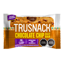 Cargar imagen en el visor de la galería, TRUSNACK OAT BAR CHOCOLATE CHIP Individual 42g
