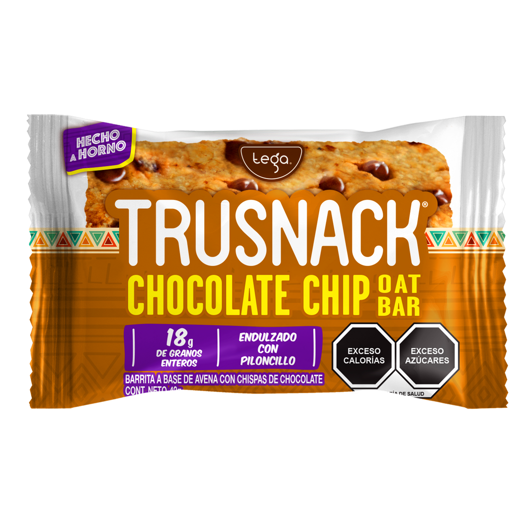 TRUSNACK OAT BAR CHOCOLATE CHIP Individual 42g