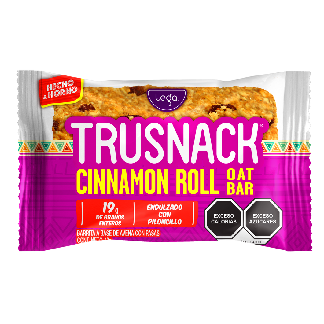 TRUSNACK OAT BAR CINNAMON ROLL Individual 42g