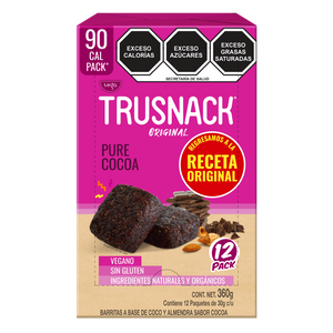 TRUSNACK ORIGINAL PURE COCOA 12 PACK 360g