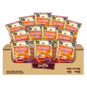 TRUSNACK PUFFS Churro con 25 bolsas de 35g